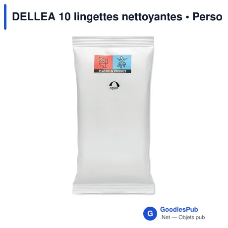 DELLEA 10 lingettes nettoyantes