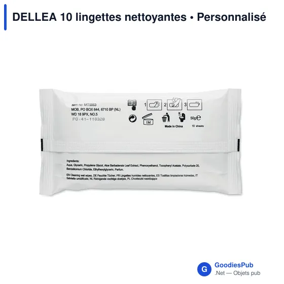 DELLEA 10 lingettes nettoyantes - Image 2