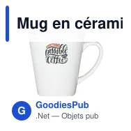 Mug en céramique personnalisable DeltaCup 310 ml avec logo - Miniature 2