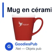 Mug en céramique personnalisable DeltaCup 310 ml avec logo - Miniature 2