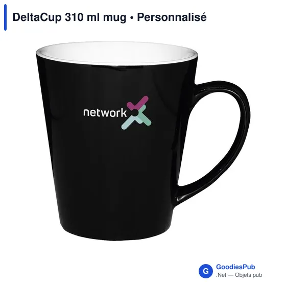 Mug en céramique personnalisable DeltaCup 310 ml avec logo - Image 5
