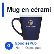Mug en céramique personnalisable DeltaCup 310 ml avec logo - Miniature 6