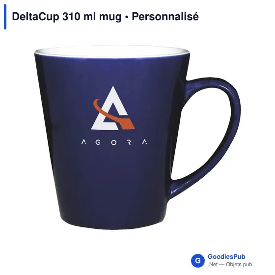 Mug en céramique personnalisable DeltaCup 310 ml avec logo - Image 7