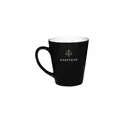 Variante noir - Mug en céramique personnalisable DeltaCup 310 ml avec logo