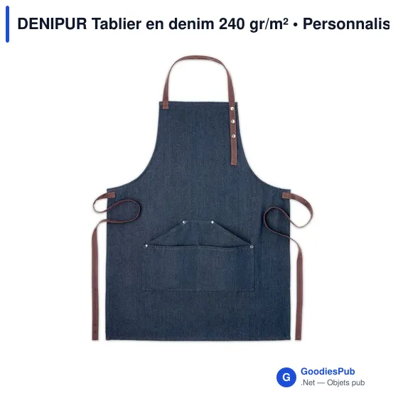 DENIPUR Tablier en denim 240 gr/m² - Image 3
