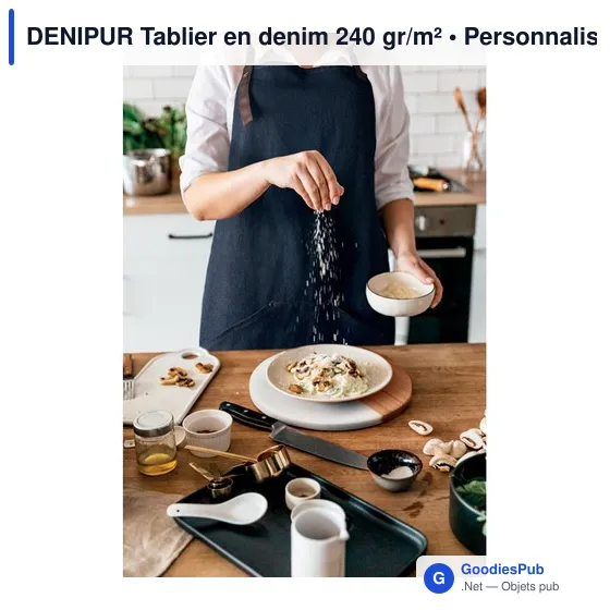 DENIPUR Tablier en denim 240 gr/m² - Image 6