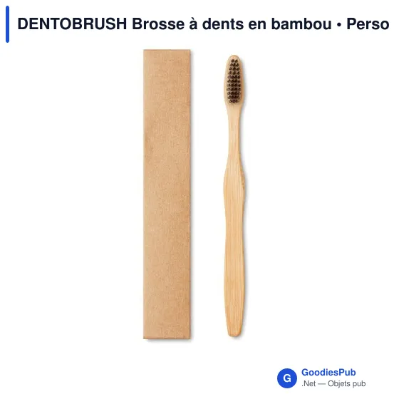 DENTOBRUSH Brosse à dents en bambou - Image 1