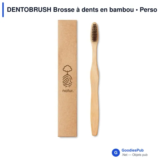 DENTOBRUSH Brosse à dents en bambou - Image 3