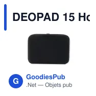 DEOPAD 15 Housse pour ordinateur 15" - Miniature 1