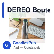DEREO Bouteille à rappel inox 500 ml - Miniature 4