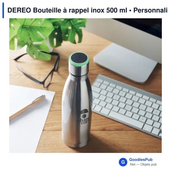 DEREO Bouteille à rappel inox 500 ml - Image 4