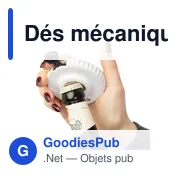 Dés mécaniques en ABS recyclé Cian - Miniature 5