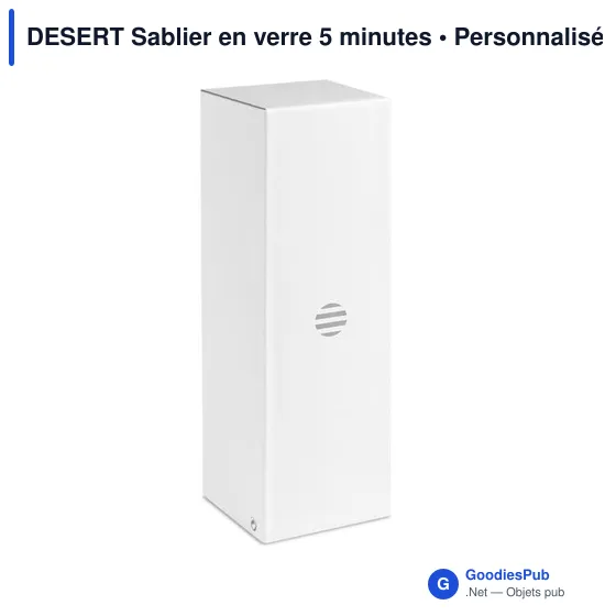 DESERT Sablier en verre 5 minutes - Image 7