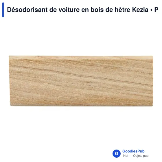 Désodorisant de voiture en bois de hêtre Kezia - Image 1