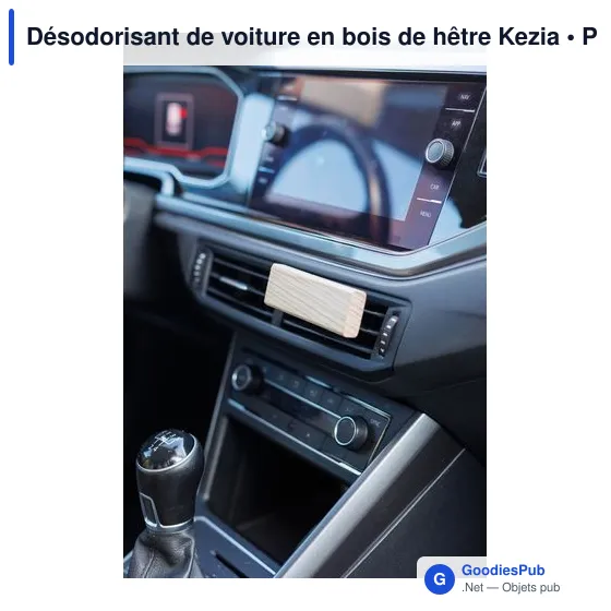 Désodorisant de voiture en bois de hêtre Kezia - Image 4