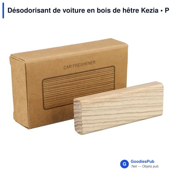 Désodorisant de voiture en bois de hêtre Kezia - Image 8
