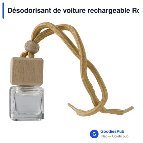 Désodorisant de voiture rechargeable Roman