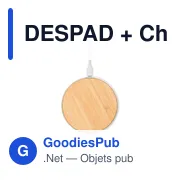 DESPAD + Chargeur sans fil 15W en bambou - Miniature 2