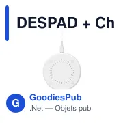 DESPAD + Chargeur sans fil 15W en bambou - Miniature 4