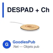 DESPAD + Chargeur sans fil 15W en bambou - Miniature 5