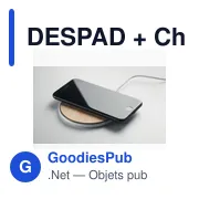 DESPAD + Chargeur sans fil 15W en bambou - Miniature 6