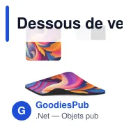 Dessous de verre carré personnalisable en sublimation avec logo - Carré - Miniature 1