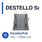 DESTELLO Sac de sport réfléchissant - Miniature 2