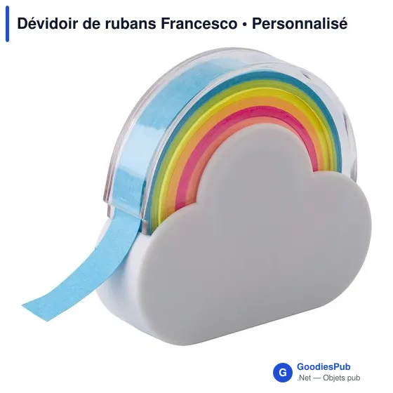 Dévidoir de rubans personnalisable avec logo - Francesco - Image 1