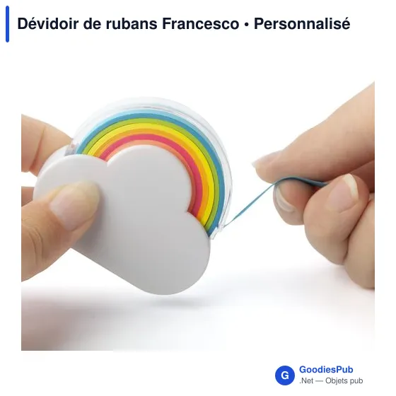 Dévidoir de rubans personnalisable avec logo - Francesco - Image 4
