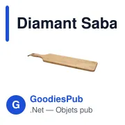 Planche à découper personnalisable Diamant Sabatier avec logo - Miniature 3