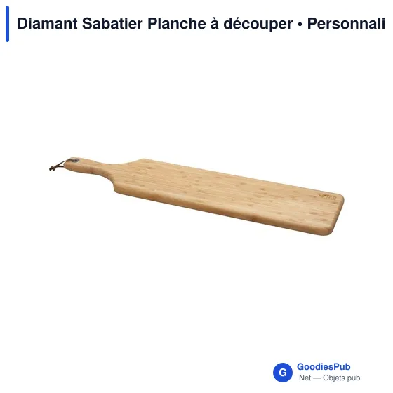 Planche à découper personnalisable Diamant Sabatier avec logo - Image 3
