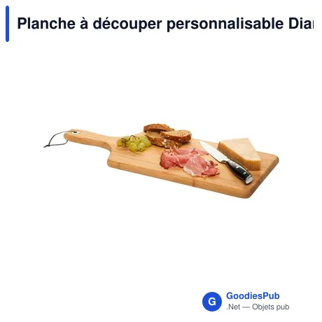 Planche à découper personnalisable Diamant Sabatier Size L avec logo