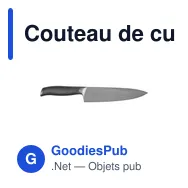 Couteau de cuisine personnalisable Diamant Sabatier Riyouri avec logo - Miniature 2