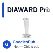 DIAWARD Prix en cristal dans un coffret - Miniature 4