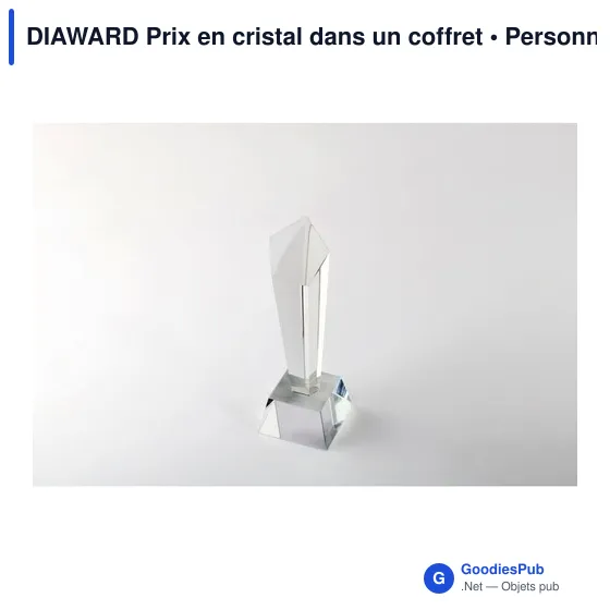 DIAWARD Prix en cristal dans un coffret - Image 5