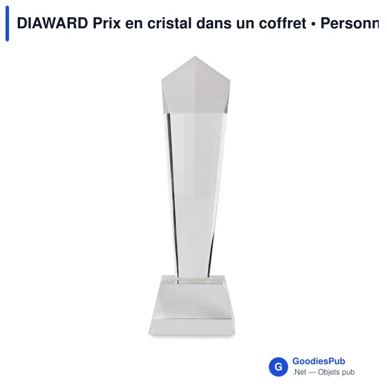 DIAWARD Prix en cristal dans un coffret - Image 6