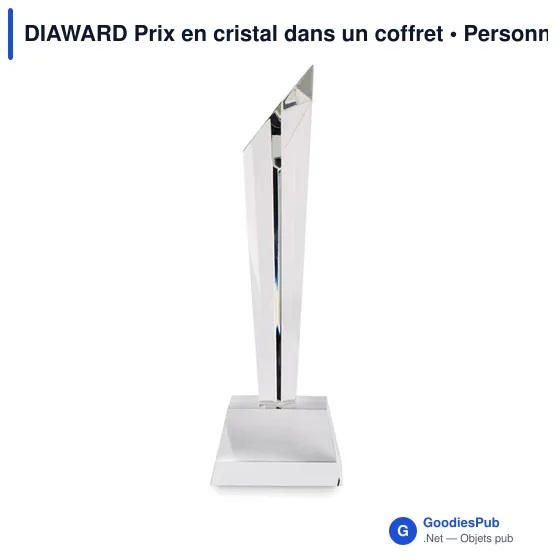 DIAWARD Prix en cristal dans un coffret - Image 7