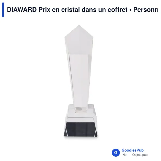 DIAWARD Prix en cristal dans un coffret - Image 8