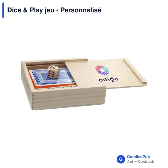 Jeu de dés personnalisable Dice & Play avec logo - Image 11