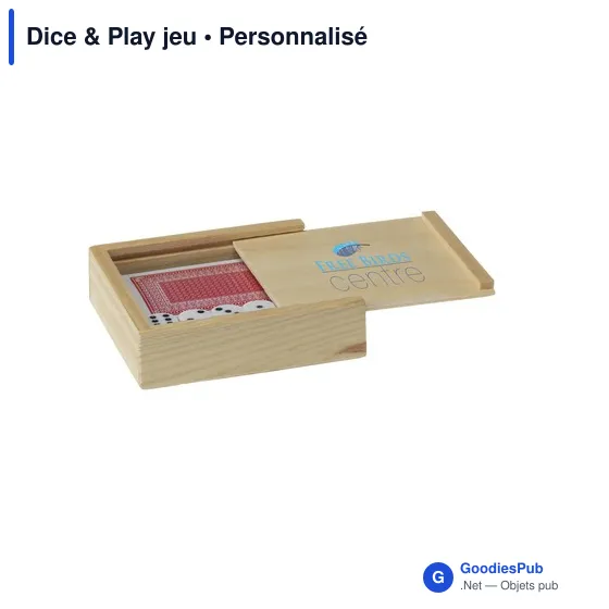 Jeu de dés personnalisable Dice & Play avec logo - Image 3