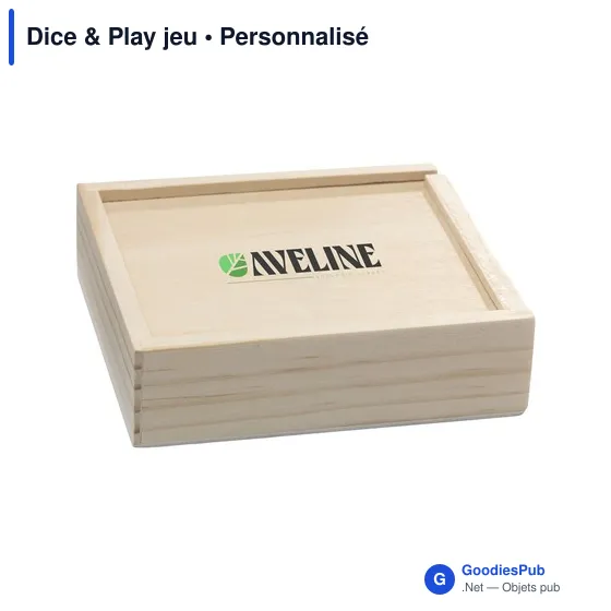 Jeu de dés personnalisable Dice & Play avec logo - Image 7