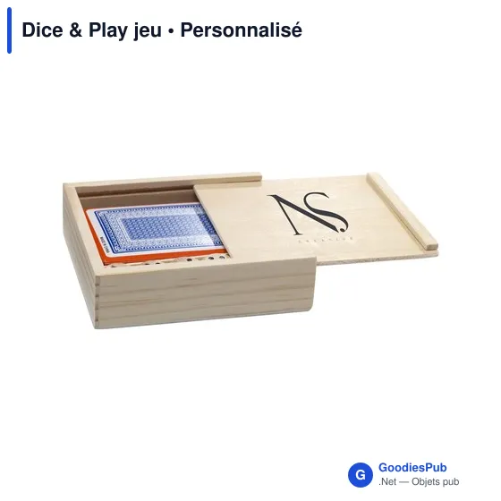 Jeu de dés personnalisable Dice & Play avec logo - Image 8