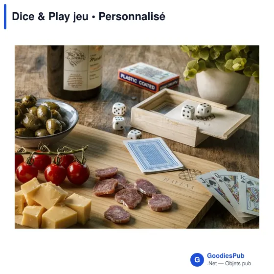 Jeu de dés personnalisable Dice & Play avec logo - Image 9