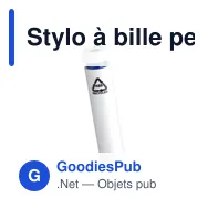 Stylo à bille personnalisable en ABS recyclé avec logo - Digiprint GRS - Miniature 12