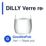 DILLY Verre recyclé 420 ml - Miniature 2