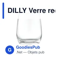 DILLY Verre recyclé 420 ml - Miniature 3