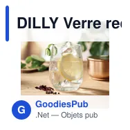 DILLY Verre recyclé 420 ml - Miniature 4