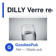 DILLY Verre recyclé 420 ml - Miniature 5