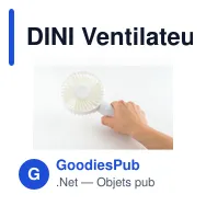 DINI Ventilateur USB - Miniature 3