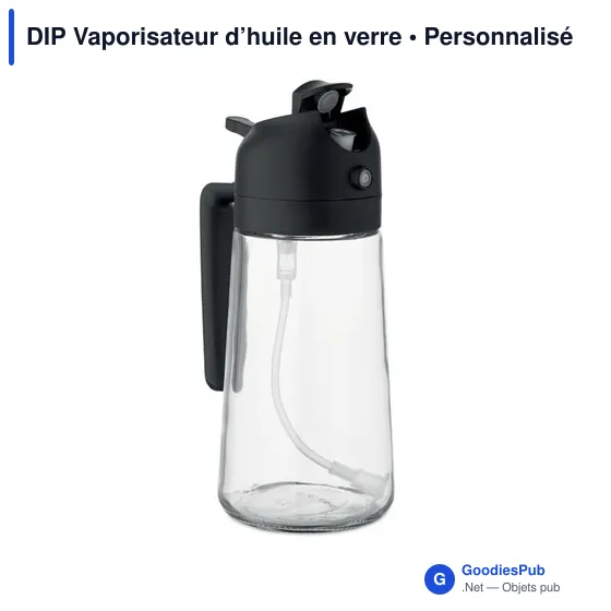 Vaporisateur d'huile en verre personnalisable avec logo - DIP - Image 2